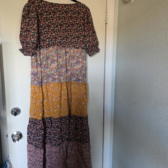 NATURAL LIFE Floral Patchwork Maxi Dress - Picture 2 of 3